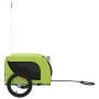 Pet Bicycle Trailer Iron Oxford Cloth Green Black by vidaXL, pet strollers - Ref: Foro24-94004, Price: 92,43 €, Discount: %