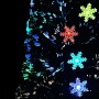 LED-Schneeflocken-Weihnachtsbaum aus schwarzem Glasfaser 150 cm von vidaXL, Weihnachtsbäume - Ref: Foro24-328462, Preis: 78,1...