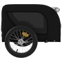 Fahrradanhänger Haustiere Eisen Stoff Oxford schwarz von vidaXL, Kinderwagen für Haustiere - Ref: Foro24-94003, Preis: 111,88...