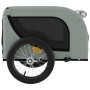 Remolque de bicicleta mascotas hierro tela Oxford gris negro de vidaXL, Cochecitos para mascotas - Ref: Foro24-94000, Precio:...