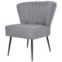 Sillón de cóctel tela gris claro de vidaXL, Sillones - Ref: Foro24-244097, Precio: 209,34 €, Descuento: %