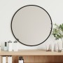 Black round wall mirror Ø 40 cm by vidaXL, Mirrors - Ref: Foro24-348185, Price: 27,88 €, Discount: %