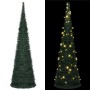 Pop-up artificial Christmas tree with green LED strip 150 cm by vidaXL, Christmas trees - Ref: Foro24-321523, Price: 44,36 €,...