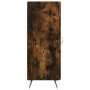 Aparador madera de ingeniería roble ahumado 34,5x34x90 cm de vidaXL, Aparadores - Ref: Foro24-828513, Precio: 58,02 €, Descue...