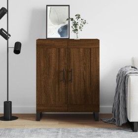 Oak brown engineered wood sideboard 69.5x34x90 cm by vidaXL, Sideboards - Ref: Foro24-830227, Price: 60,99 €, Discount: %