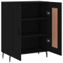 Aparador de madera de ingeniería negro 69,5x34x90 cm de vidaXL, Aparadores - Ref: Foro24-830213, Precio: 100,66 €, Descuento: %