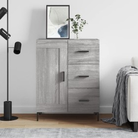 Sonoma gray engineered wood sideboard 69.5x34x90 cm by vidaXL, Sideboards - Ref: Foro24-830266, Price: 83,48 €, Discount: %