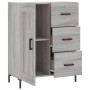 Aparador de madera de ingeniería gris Sonoma 69,5x34x90 cm de vidaXL, Aparadores - Ref: Foro24-830266, Precio: 97,62 €, Descu...