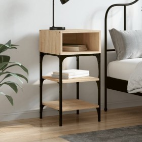 Sonoma oak engineered wood bedside table 35x34.5x70 cm by vidaXL, Nightstands - Ref: Foro24-825885, Price: 33,99 €, Discount: %