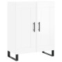 Glossy white plywood sideboard 69.5x34x90 cm by vidaXL, Sideboards - Ref: Foro24-830222, Price: 89,99 €, Discount: %