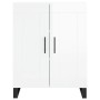 Glossy white plywood sideboard 69.5x34x90 cm by vidaXL, Sideboards - Ref: Foro24-830222, Price: 89,99 €, Discount: %