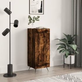 Aparador madera de ingeniería roble ahumado 34,5x34x90 cm de vidaXL, Aparadores - Ref: Foro24-830417, Precio: 58,99 €, Descue...