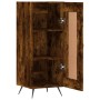 Aparador madera de ingeniería roble ahumado 34,5x34x90 cm de vidaXL, Aparadores - Ref: Foro24-830417, Precio: 58,27 €, Descue...