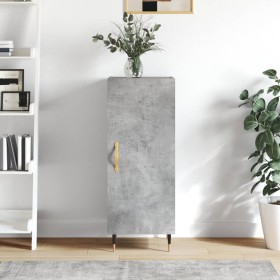 Gray concrete plywood sideboard 34.5x34x90 cm by vidaXL, Sideboards - Ref: Foro24-828520, Price: 57,99 €, Discount: %