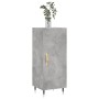 Aparador de madera contrachapada gris hormigón 34,5x34x90 cm de vidaXL, Aparadores - Ref: Foro24-828520, Precio: 58,08 €, Des...