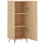 Sonoma oak plywood sideboard 34.5x34x90 cm by vidaXL, Sideboards - Ref: Foro24-828511, Price: 58,12 €, Discount: %