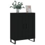 Aparador de madera de ingeniería negro 69,5x34x90 cm de vidaXL, Aparadores - Ref: Foro24-830221, Precio: 92,36 €, Descuento: %