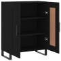 Aparador de madera de ingeniería negro 69,5x34x90 cm de vidaXL, Aparadores - Ref: Foro24-830221, Precio: 92,36 €, Descuento: %