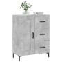 Concrete gray engineered wood sideboard 69.5x34x90 cm by vidaXL, Sideboards - Ref: Foro24-830264, Price: 96,49 €, Discount: %