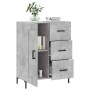 Aparador de madera de ingeniería gris hormigón 69,5x34x90 cm de vidaXL, Aparadores - Ref: Foro24-830264, Precio: 96,49 €, Des...