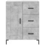 Aparador de madera de ingeniería gris hormigón 69,5x34x90 cm de vidaXL, Aparadores - Ref: Foro24-830264, Precio: 96,49 €, Des...