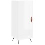 Glossy white plywood sideboard 34.5x34x90 cm by vidaXL, Sideboards - Ref: Foro24-830414, Price: 60,16 €, Discount: %