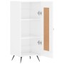 Glossy white plywood sideboard 34.5x34x90 cm by vidaXL, Sideboards - Ref: Foro24-830414, Price: 60,16 €, Discount: %