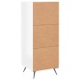 Glossy white plywood sideboard 34.5x34x90 cm by vidaXL, Sideboards - Ref: Foro24-830414, Price: 60,16 €, Discount: %