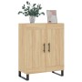 Aparador de madera de ingeniería roble Sonoma 69,5x34x90 cm de vidaXL, Aparadores - Ref: Foro24-830223, Precio: 81,81 €, Desc...