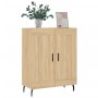 Aparador de madera de ingeniería roble Sonoma 69,5x34x90 cm de vidaXL, Aparadores - Ref: Foro24-830215, Precio: 77,99 €, Desc...