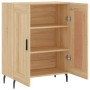 Aparador de madera de ingeniería roble Sonoma 69,5x34x90 cm de vidaXL, Aparadores - Ref: Foro24-830215, Precio: 77,99 €, Desc...