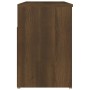 Banco zapatero madera contrachapada roble marrón 105x30x45 cm de vidaXL, Zapateros y organizadores de calzado - Ref: Foro24-8...