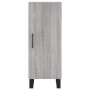 Aparador alto madera contrachapada gris Sonoma 34,5x34x180 cm de vidaXL, Aparadores - Ref: Foro24-3189667, Precio: 107,99 €, ...