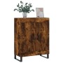 Aparador de madera de ingeniería roble ahumado 69,5x34x90 cm de vidaXL, Aparadores - Ref: Foro24-830225, Precio: 58,99 €, Des...