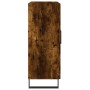 Aparador de madera de ingeniería roble ahumado 69,5x34x90 cm de vidaXL, Aparadores - Ref: Foro24-830225, Precio: 58,65 €, Des...