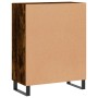 Aparador de madera de ingeniería roble ahumado 69,5x34x90 cm de vidaXL, Aparadores - Ref: Foro24-830225, Precio: 58,65 €, Des...