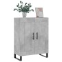 Aparador de madera de ingeniería gris hormigón 69,5x34x90 cm de vidaXL, Aparadores - Ref: Foro24-830224, Precio: 83,62 €, Des...