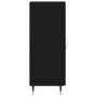 Aparador de madera contrachapada negro 34,5x34x90 cm de vidaXL, Aparadores - Ref: Foro24-828517, Precio: 60,69 €, Descuento: %