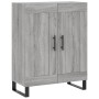 Aparador de madera de ingeniería gris Sonoma 69,5x34x90 cm de vidaXL, Aparadores - Ref: Foro24-830226, Precio: 84,77 €, Descu...