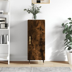 Smoked oak engineered wood sideboard 34.5x34x90 cm by vidaXL, Sideboards - Ref: Foro24-828521, Price: 60,69 €, Discount: %