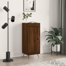 Oak brown engineered wood sideboard 34.5x34x90 cm by vidaXL, Sideboards - Ref: Foro24-830419, Price: 64,80 €, Discount: %