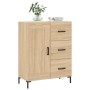 Aparador de madera de ingeniería roble Sonoma 69,5x34x90 cm de vidaXL, Aparadores - Ref: Foro24-830263, Precio: 93,88 €, Desc...