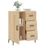 Aparador de madera de ingeniería roble Sonoma 69,5x34x90 cm de vidaXL, Aparadores - Ref: Foro24-830263, Precio: 93,88 €, Desc...