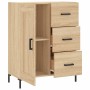 Aparador de madera de ingeniería roble Sonoma 69,5x34x90 cm de vidaXL, Aparadores - Ref: Foro24-830263, Precio: 93,88 €, Desc...