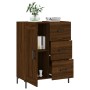 Oak brown engineered wood sideboard 69.5x34x90 cm by vidaXL, Sideboards - Ref: Foro24-830267, Price: 97,04 €, Discount: %