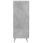 Aparador de madera contrachapada gris hormigón 34,5x34x90 cm de vidaXL, Aparadores - Ref: Foro24-830416, Precio: 55,12 €, Des...