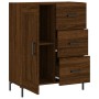 Oak brown engineered wood sideboard 69.5x34x90 cm by vidaXL, Sideboards - Ref: Foro24-830267, Price: 97,04 €, Discount: %