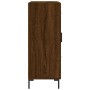 Aparador de madera de ingeniería marrón roble 69,5x34x90 cm de vidaXL, Aparadores - Ref: Foro24-830267, Precio: 97,04 €, Desc...