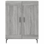 Aparador de madera de ingeniería gris Sonoma 69,5x34x90 cm de vidaXL, Aparadores - Ref: Foro24-830218, Precio: 78,99 €, Descu...