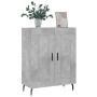 Aparador de madera de ingeniería gris hormigón 69,5x34x90 cm de vidaXL, Aparadores - Ref: Foro24-830216, Precio: 83,68 €, Des...